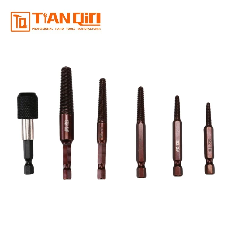 6PCS Screw Extractor S2 Material factory 6PCS Screw Extractor S2 Material factory