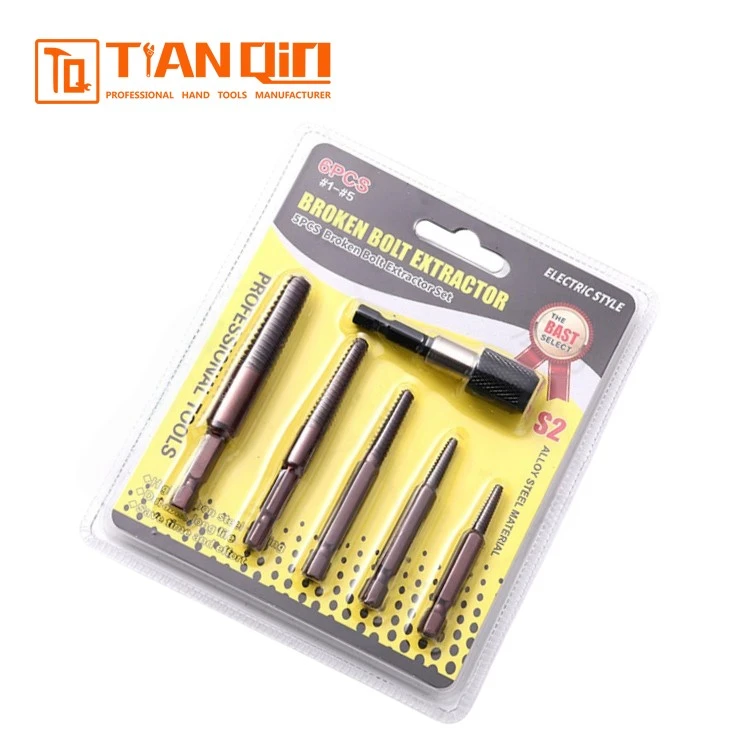 6PCS Screw Extractor S2 Material suppliers 6PCS Screw Extractor S2 Material suppliers